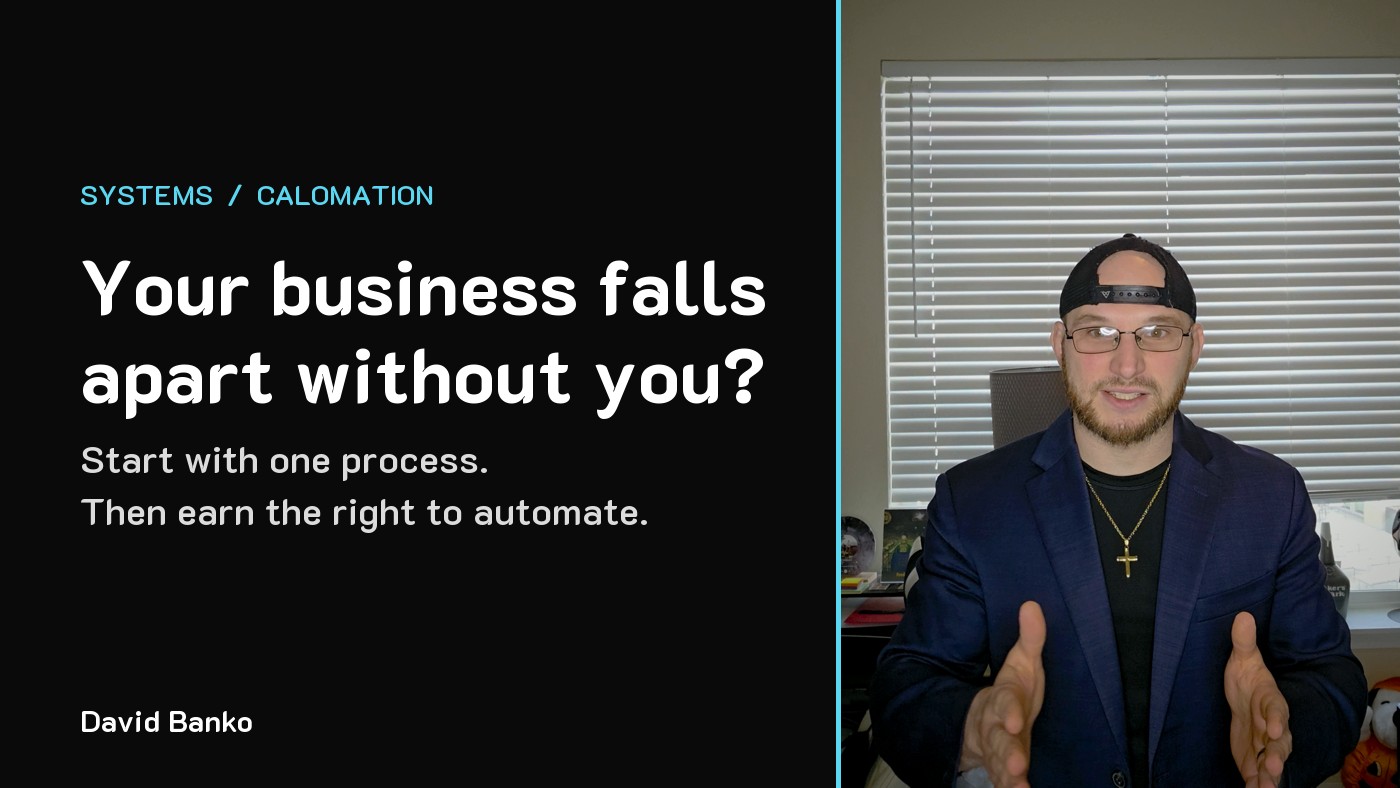 Why Your Business Falls Apart When You're Not There (and Where to Start Fixing It)
